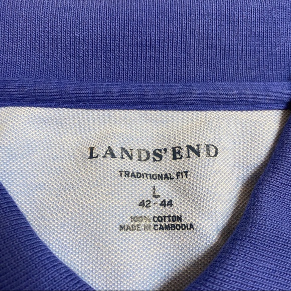 2 for 20💥Lands’ End Men’s Polo (Large) - Picture 2 of 3